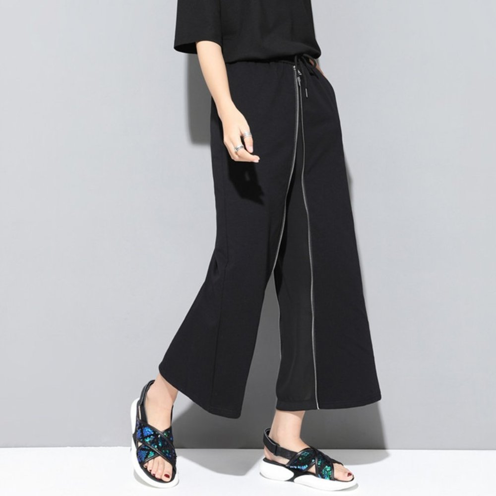 2021 Spring Summer Black Zipper